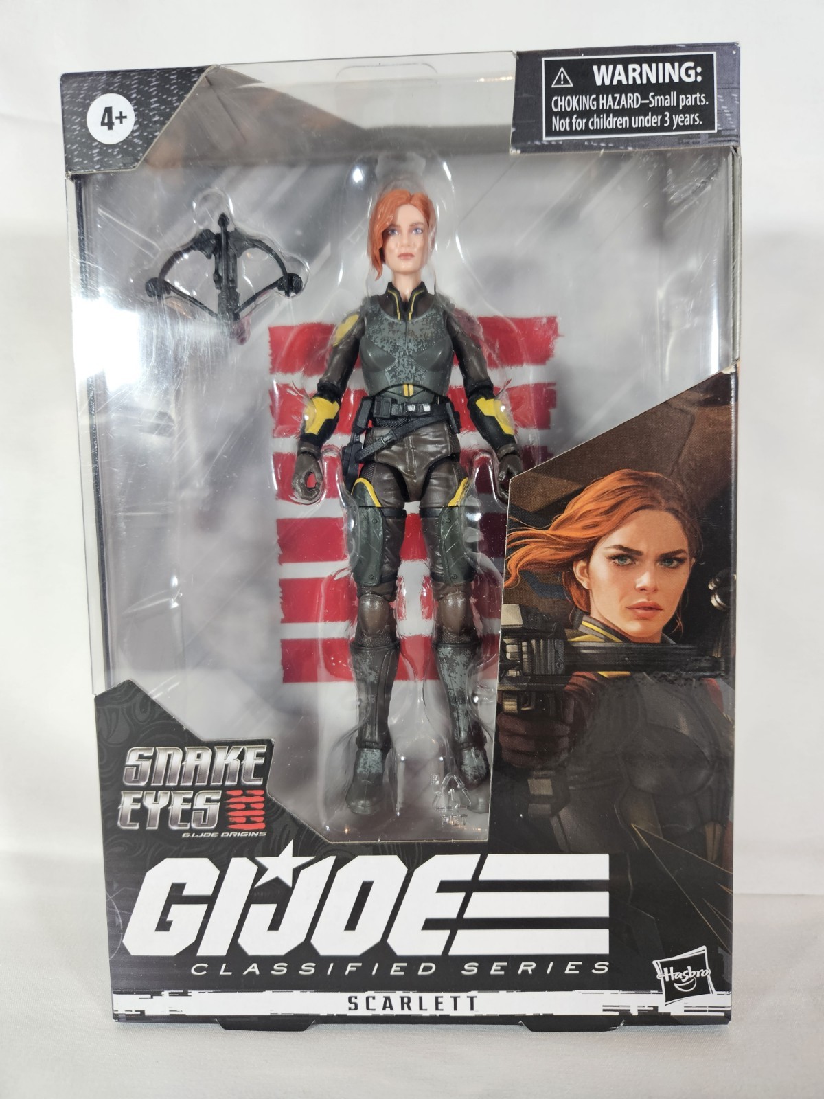 GI Joe Classified Series 6 Inch Snake Eyes Scarlett Action Figure  GI Joe