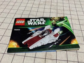 Lego Star Wars 75003 A-wing Stsrfighter Used Missing 1 Piece With Manual /No Box