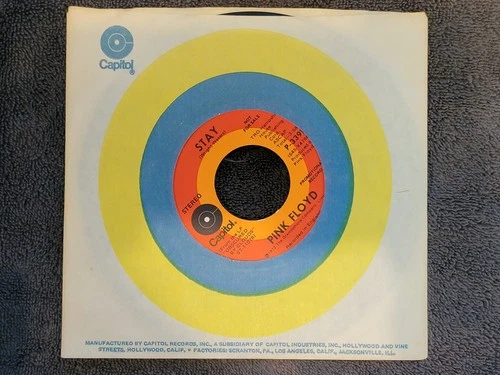 PINK FLOYD FREE FOUR STAY CAPITOL P-3391 PROMO OBSCURED BY CLOUDS