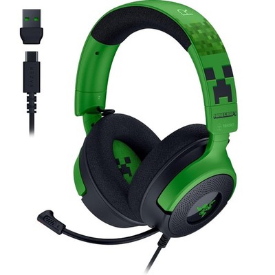 Razer Kraken V4 X Minecraft Wired USB Gaming Headset PC PS5 Switch