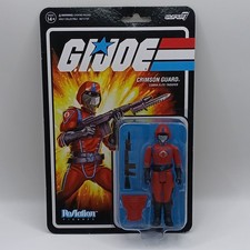 Crimson Guard GI Joe Super7 Reaction Figure    Damaged Card
