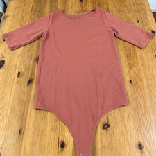 Free People Intimately Crew Love Bodysuit Thong Seamless Slim size XS-S Stain