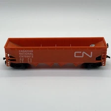 HO Scale Model Power, 4 Bay Hopper, Canadian National, #789012 Orange - 8052