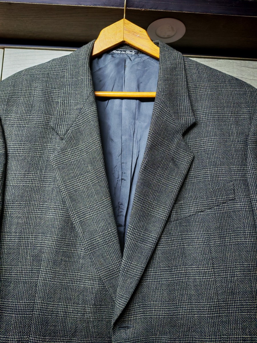Vintage Mani by Giorgio Armani classic all worsted glen check