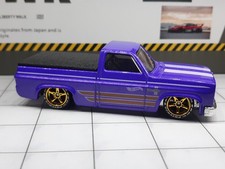 Hot Wheels - '83 Chevy Silverado -Custom Color Real Rider Wheel Swap