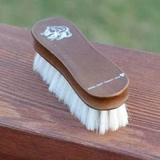 Professionals Choice Small Wooden Goat Hair Brush - Gentle Grooming