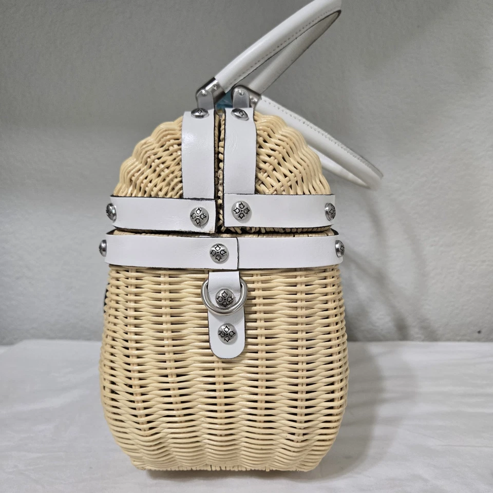 Bolso Cartera Patricia Nash Spring Mimbre Nuevo con Etiquetas Foto 3 de 4