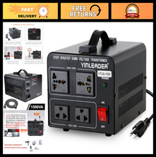 1500W Voltage Transformer Converter 110V/220V Step Up  Down, US Power Cord, Cir