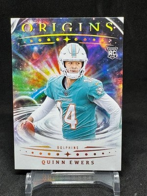 2025 Panini Origins QUINN EWERS Base Rookie #102 - Miami Dolphins