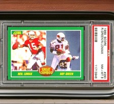 1989 Score - Roy Green/Neil Lomax Great Combos #280 PSA 8