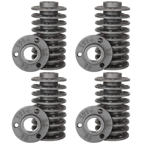 Pack 1/2" NPT Black Malleable Iron Floor Flange Pipe Fittings DIY
