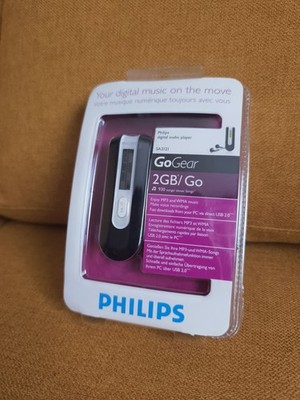 PHILIPS GOGEAR SA2121 DIGITAL AUDIO PLAYER MP3 PLAYER NEU VERSIEGELT BLACK...