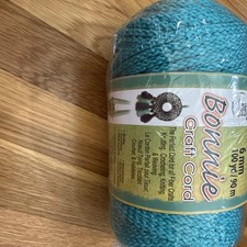 Bonnie Macrame Craft Cord 6mmX100yd Turquoise