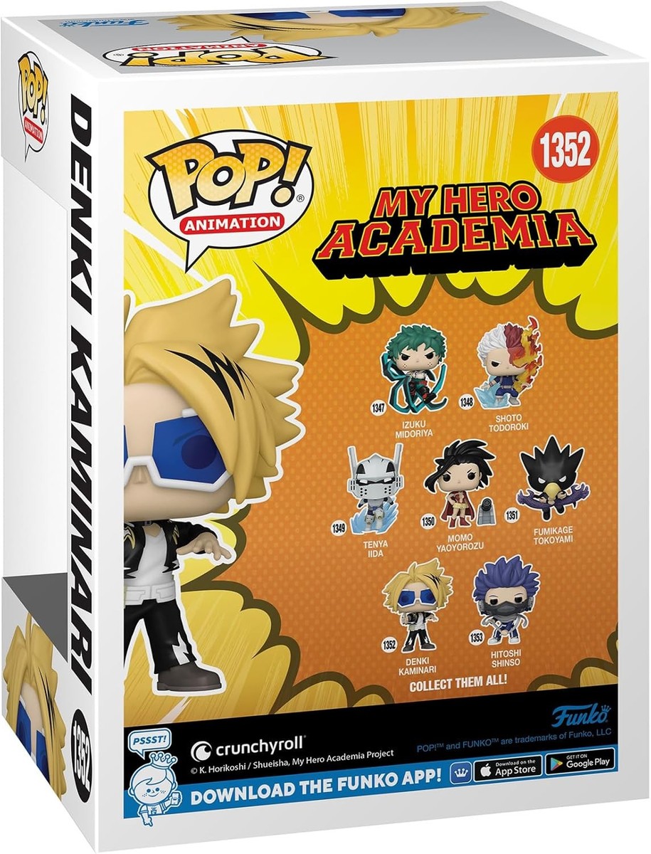 Funko POP! Animation: MHA - Denki Kaminari - My Hero Academia - Collectable  Viny 889698673280 | eBay UK