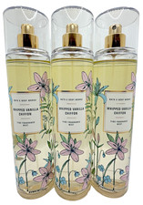 Bath  Body Works Whipped Vanilla Chiffon Fine Fragrance Mist Spray 8 Oz x3