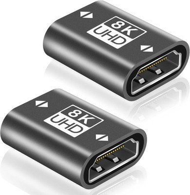 BRV Explorer HDMI Kupplung 8K 2 Pack, HDMI Buchse auf Buchse Verbinder 2.1,