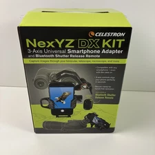 Celestron NexYZ DX Kit 3-Axis Universal Smartphone Adapter w Remote