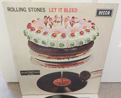 Stones Let It Bleed Lp Stereo 1st press [Ex/Ex-]   sweeet adp