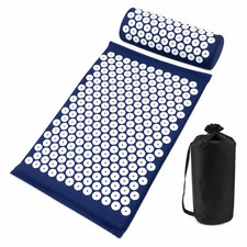 Acupressure Mat and Pillow Set Massage Spike Mat Back Neck Relaxation Yoga