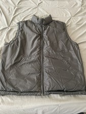 Vintage Y2K Gap Puffer Vest Reversible Green to Black Men s Large Full Zip