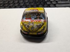 Vintage Tin Lithograph Friction Taxi Car - Made in Japan - Needs work