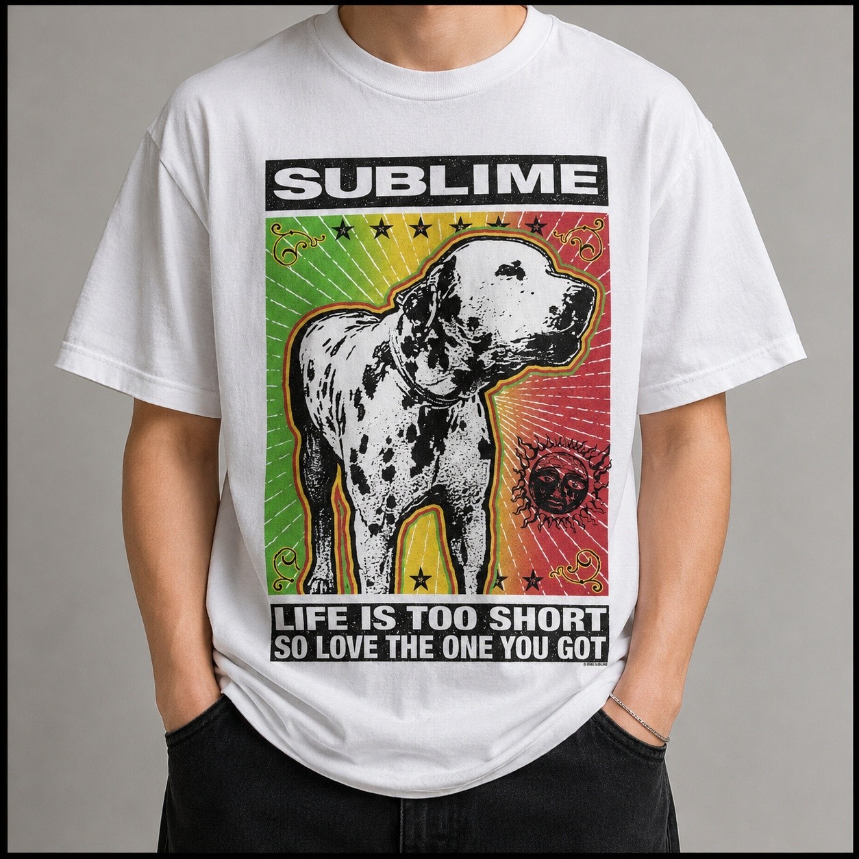 Sublime Promo Tee Ska Punk Skunk Records Shirt Vintage Graphic T Shirt