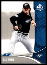 B.J. Ryan 2006 SP Authentic #97 Blue Jays MLB READ FREE SHIPPING AutographDen