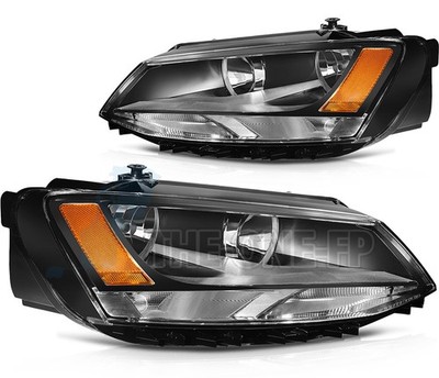 Headlights Assembly Fits 2011-2018 Volkswagen Jetta Driver and Passenger Side