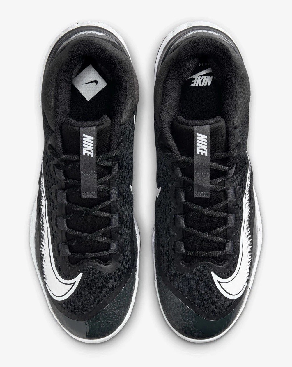 NEW Nike Alpha Huarache Elite 4 Low Metal Baseball Cleats Mens Sz 7 DJ6521-003