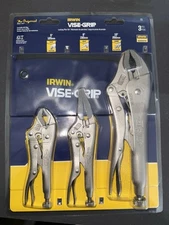 IRWIN VISE-GRIP 3-Piece Locking Pliers Set (5CR, 6LN and 10WR) 