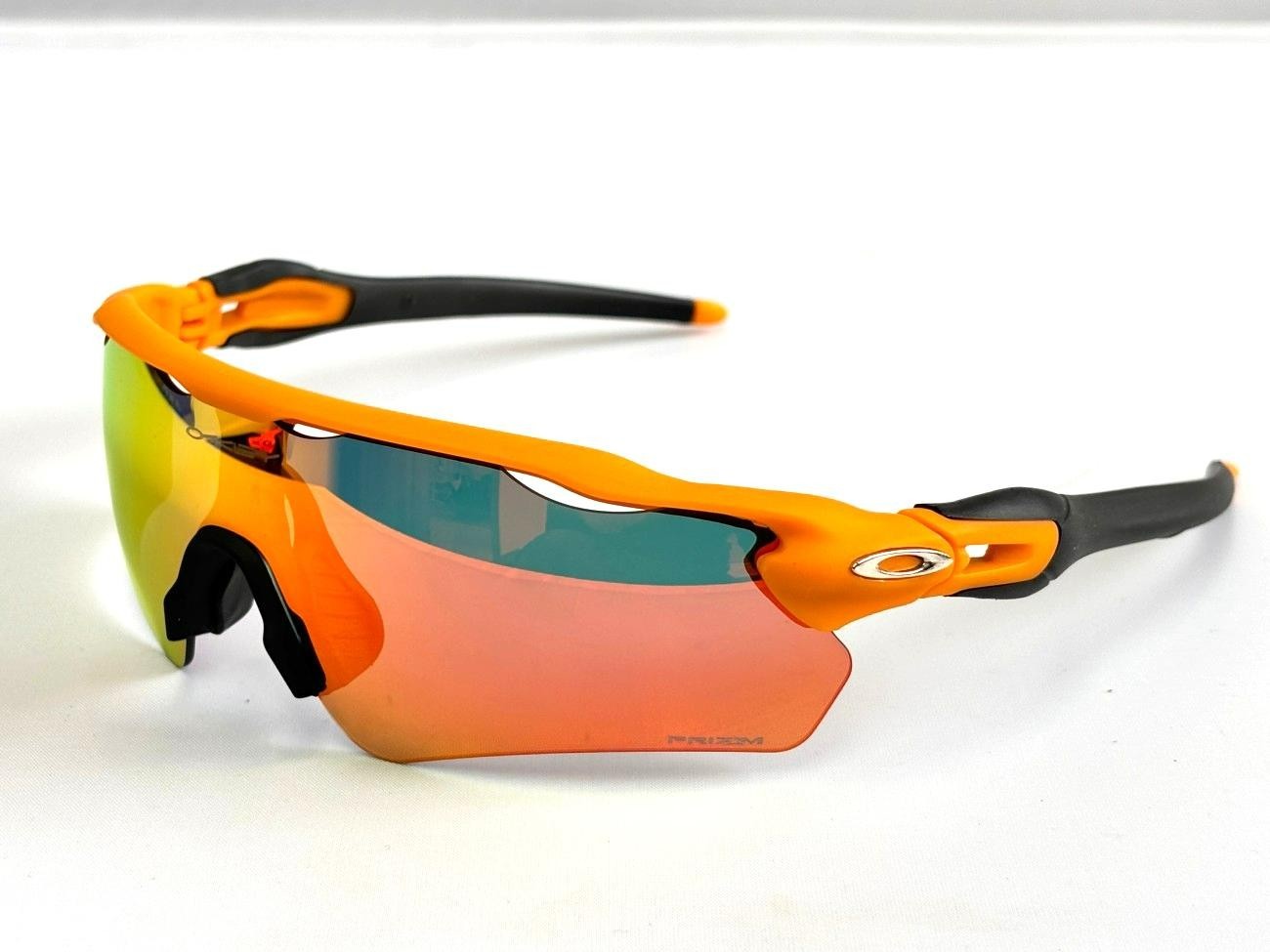 Oakley Radar EV Patn Sunglasses Orange Frame Red Prizm Lenses OO9208