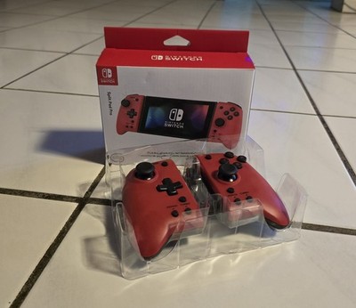 HORI SPLIT PAD PRO FÜR NINTENDO SWITCH CONTROLLER RED - Unbenutzt