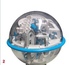 Perplexus Epic Toy Maze Ball Brain Teaser 3D Gravity Puzzle Mind Blue 8" Sphere