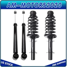 4 Pcs For 1998-2010 Volkswagen Beetle Front+Rear Complete Struts Shocks Springs