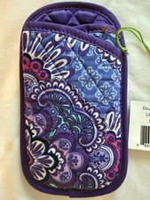 Vera Bradley Double Eyeglass Case Discontinue Style/Pattern Lilac Tapestry U-27 