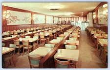 1940-50's SID HARTFIELD'S RESTAURANT 1617 BOARDWALK ATLANTIC CITY NJ POSTCARD