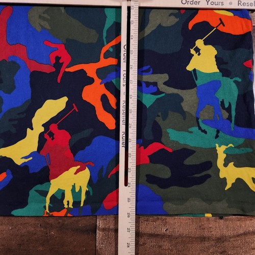Polo Ralph Lauren Camo Shirt Boys Small Colorful Pony All Over Print - Picture 4 of 11