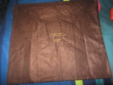 Kate Spade New York Logo Brown Solid Purse Dustbag w/Drawstring 19 1/2" x 17"