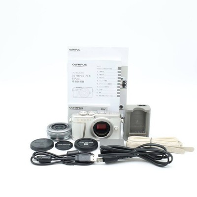 Ｅ－ＰＬ１０　１４－４２ＥＺ　ＫＩＴ Olympus PEN E-PL10 14-42mm EZ Lens Kit White w/ 2223 Shots 108607
