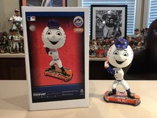 Mr. Met New York Mets Mascot 2017 Headlines Base Bobblehead