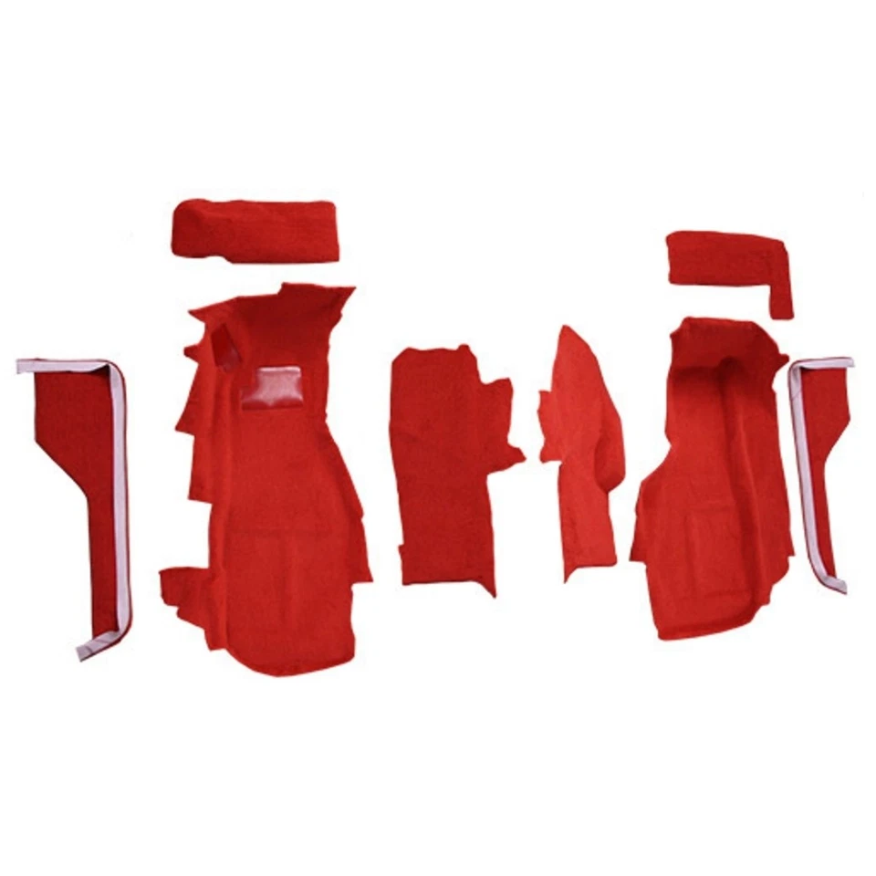 Juego de alfombras delanteras para Chevrolet Corvette 1984-1987 con almohadilla Cutpile Foto 2 de 4