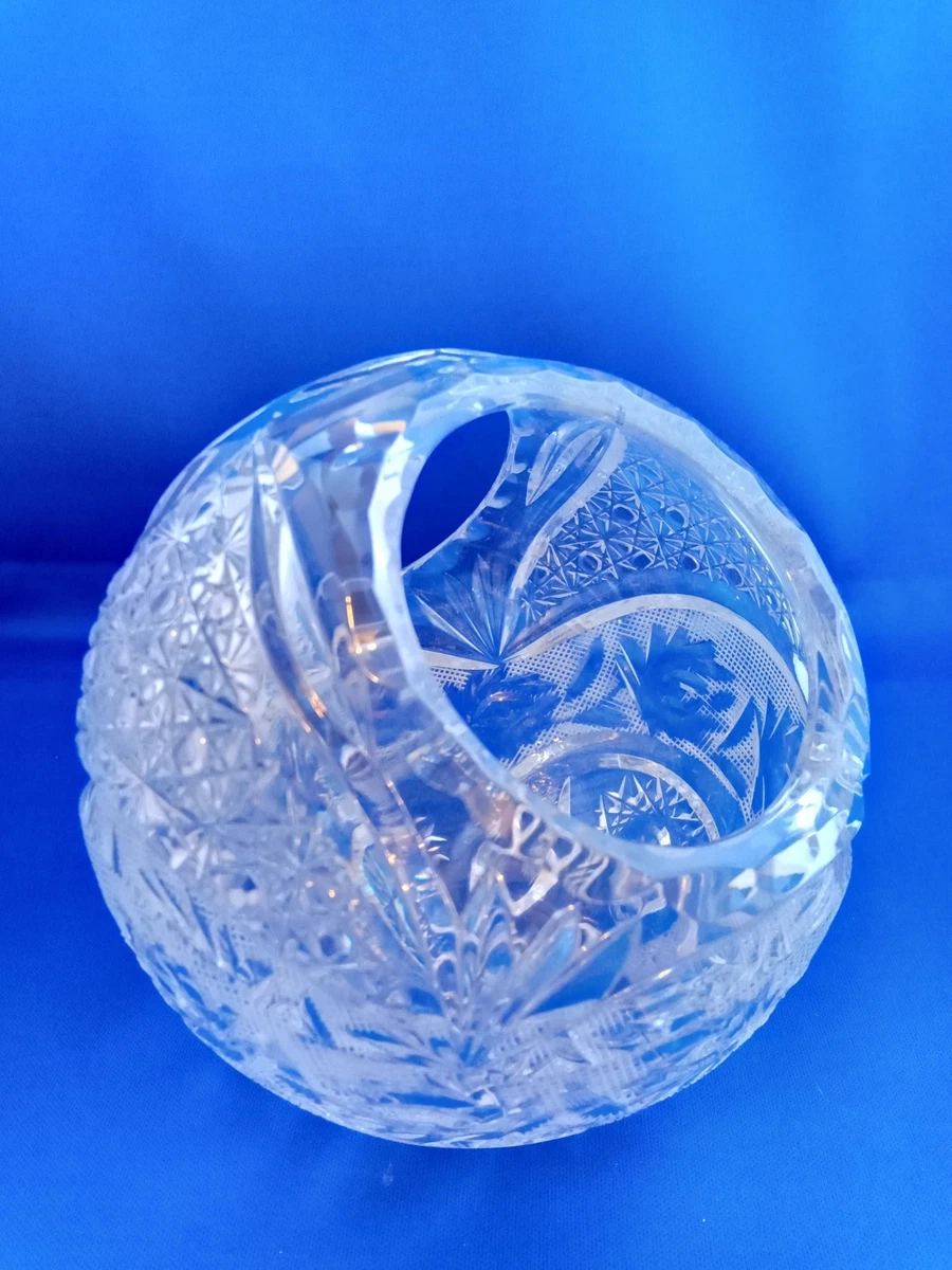 25+ Crystal Rose Bowl Indiana Vintage Cut Glass for sale | Updated