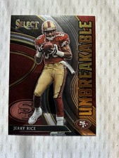 2020 Panini Select - Unbreakable Jerry Rice #U8 San Franciso 49ers