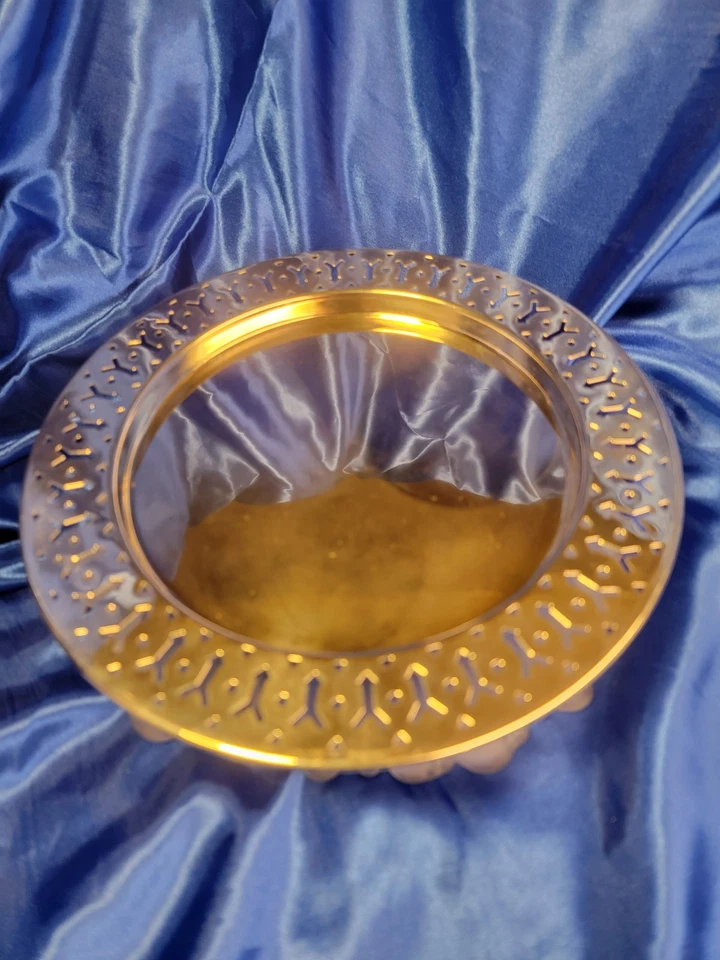 Bandeja de servir prata 9" International Silver Co foguete flecha art déco ou asteca - Imagem 4 de 4