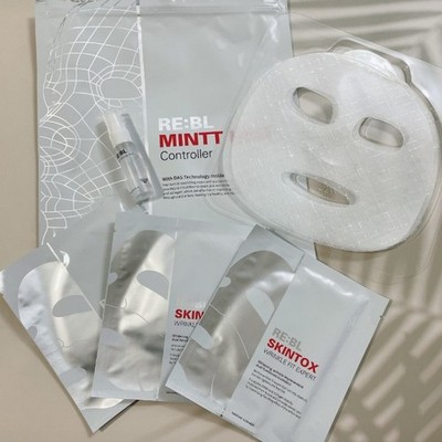 RE:BL Mintt 100 Real Fit Program Lifting Straffende Faltenpflege Maske K-Cosm...