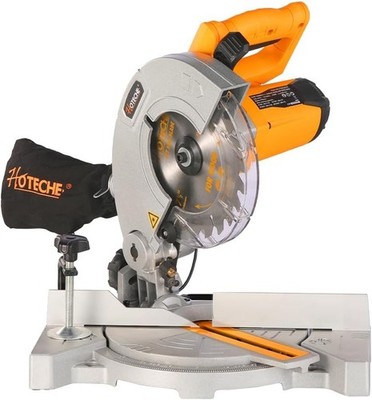 7-1/4-Inch Miter Saw 7.5A Laser Guide Sliding Compound Single Bevel Wood Metal