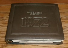Original 1972 Buick Opel Color Trim Book Dealer Showroom Album Riviera Gs Original 1972 Buick Opel Color Trim Book Dealer Showroom Album Riviera Gs