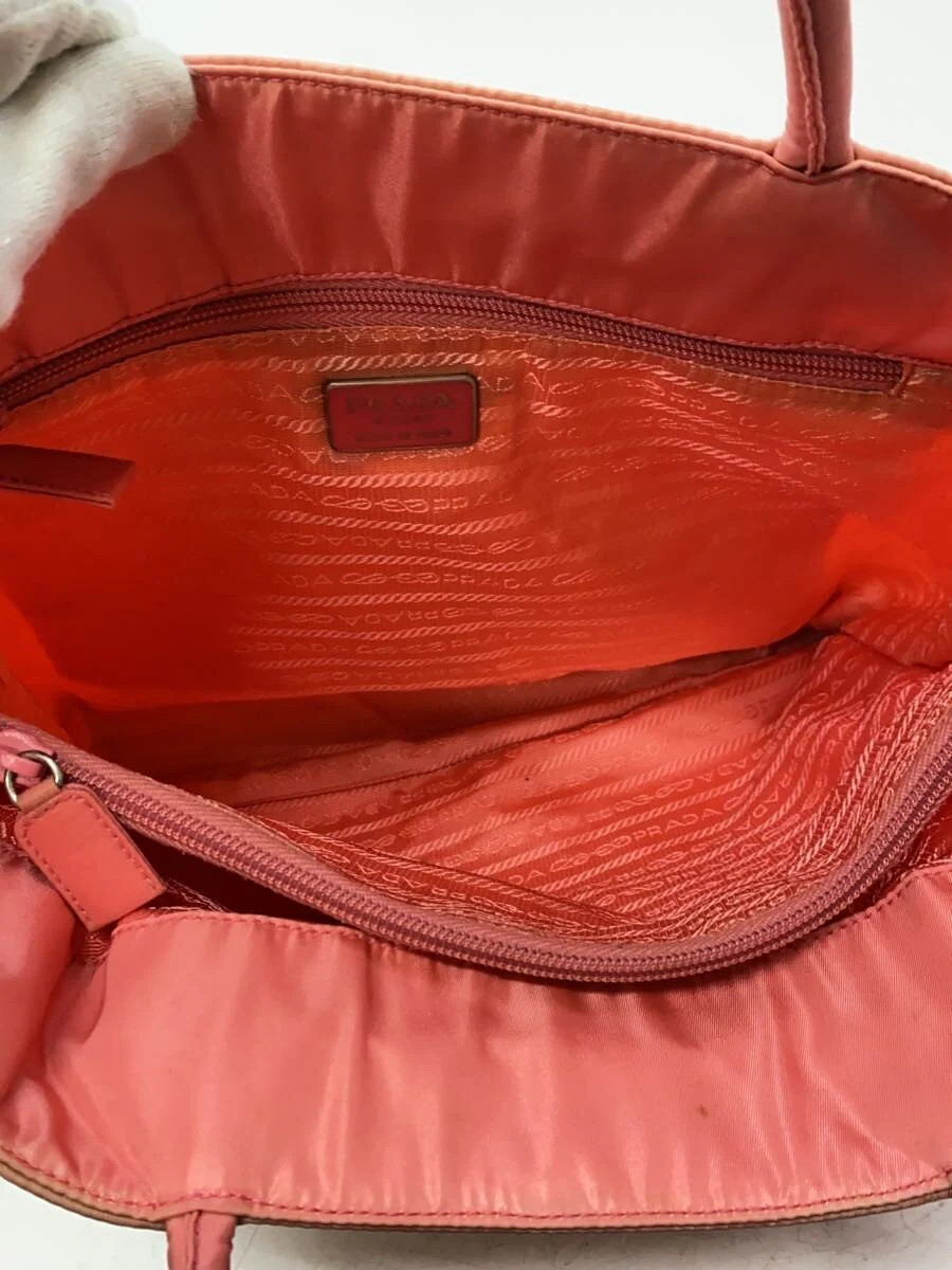 PRADA Handbag Nylon PNK Solid Authentic Rare Exce… - image 6