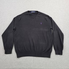 Polo Ralph Lauren Sweater Mens XL Pima Cotton V-Neck PRL Pony Pullover