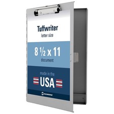 Saunders Metal Silver Clipboard with Storage Single Layer Nursing Medical
